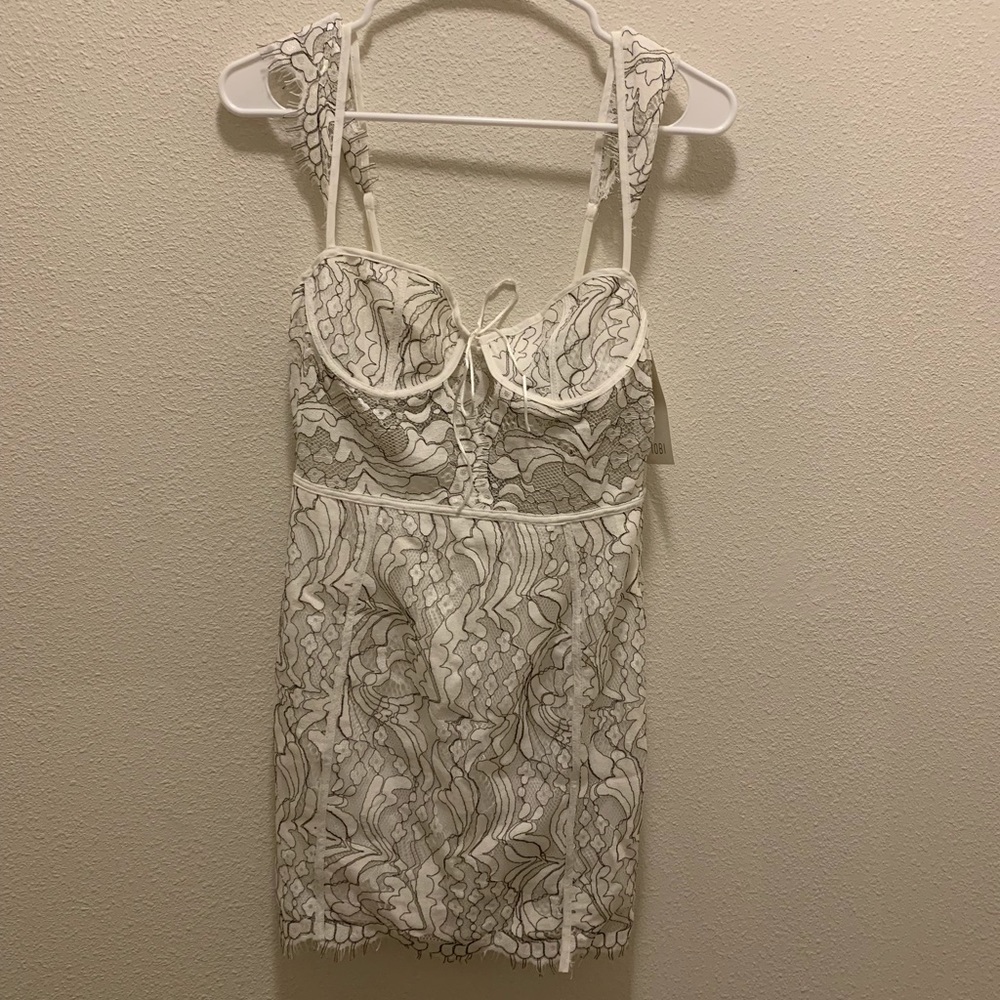 Black and White Lace dress